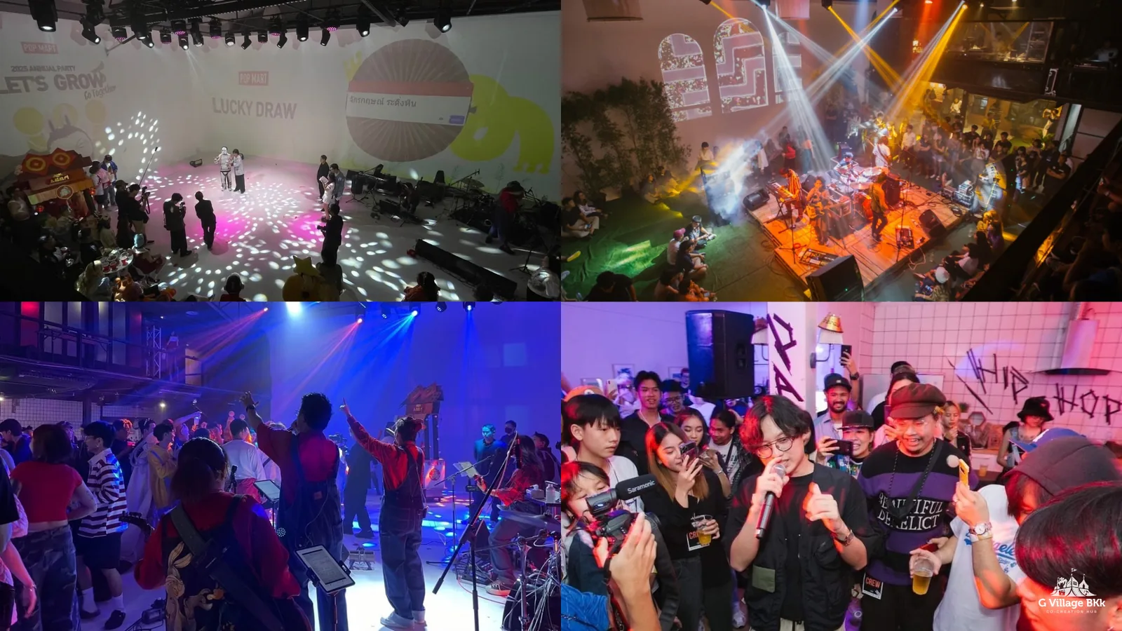 บรรยากาศงานปาร์ตี้ปีใหม่บริษัทที่ G Village